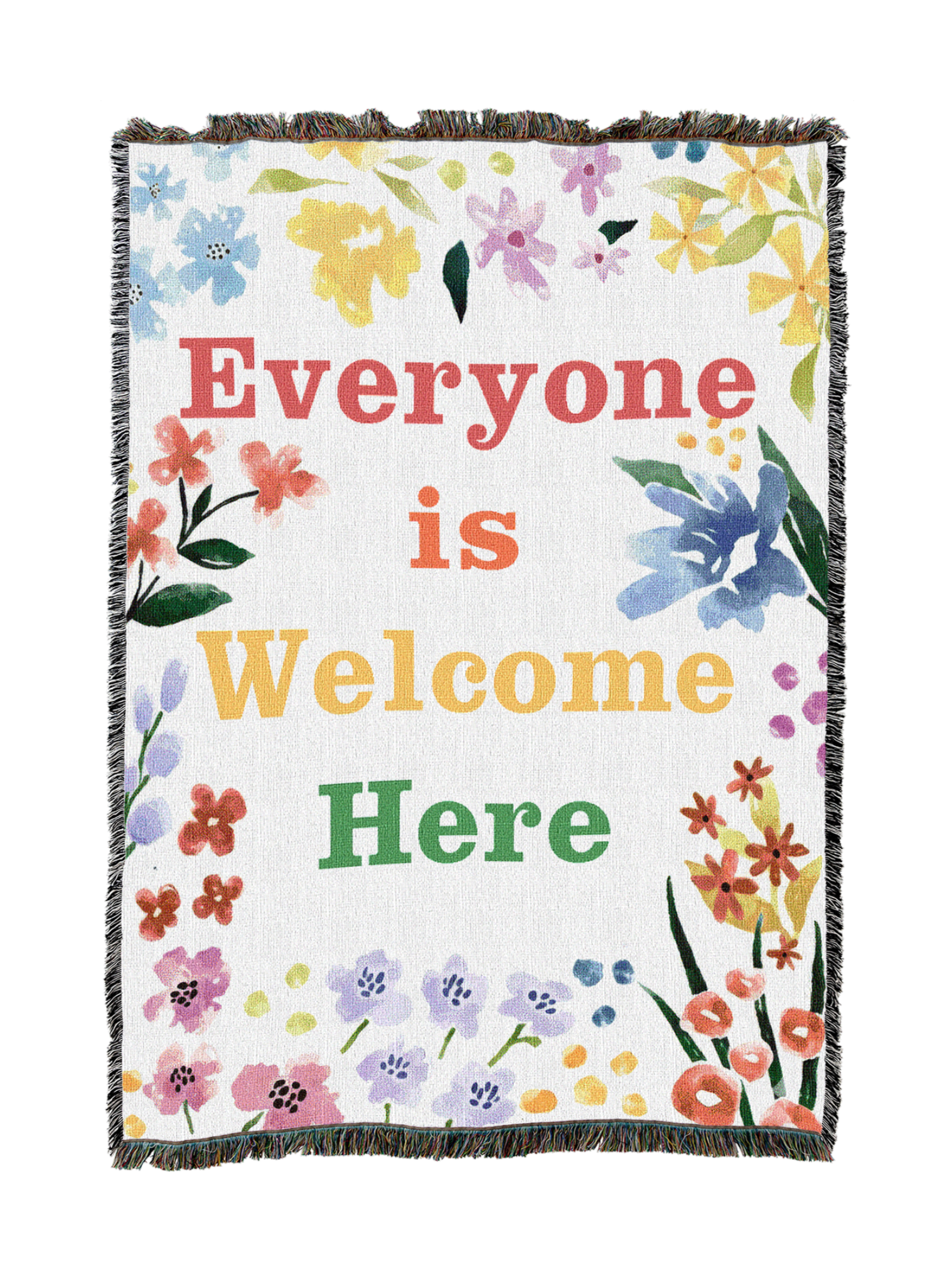 Floral Welcome Blanket