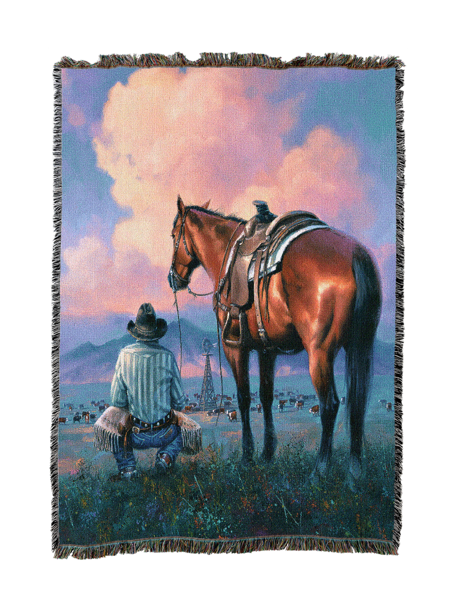 Counting His Blessings Blanket