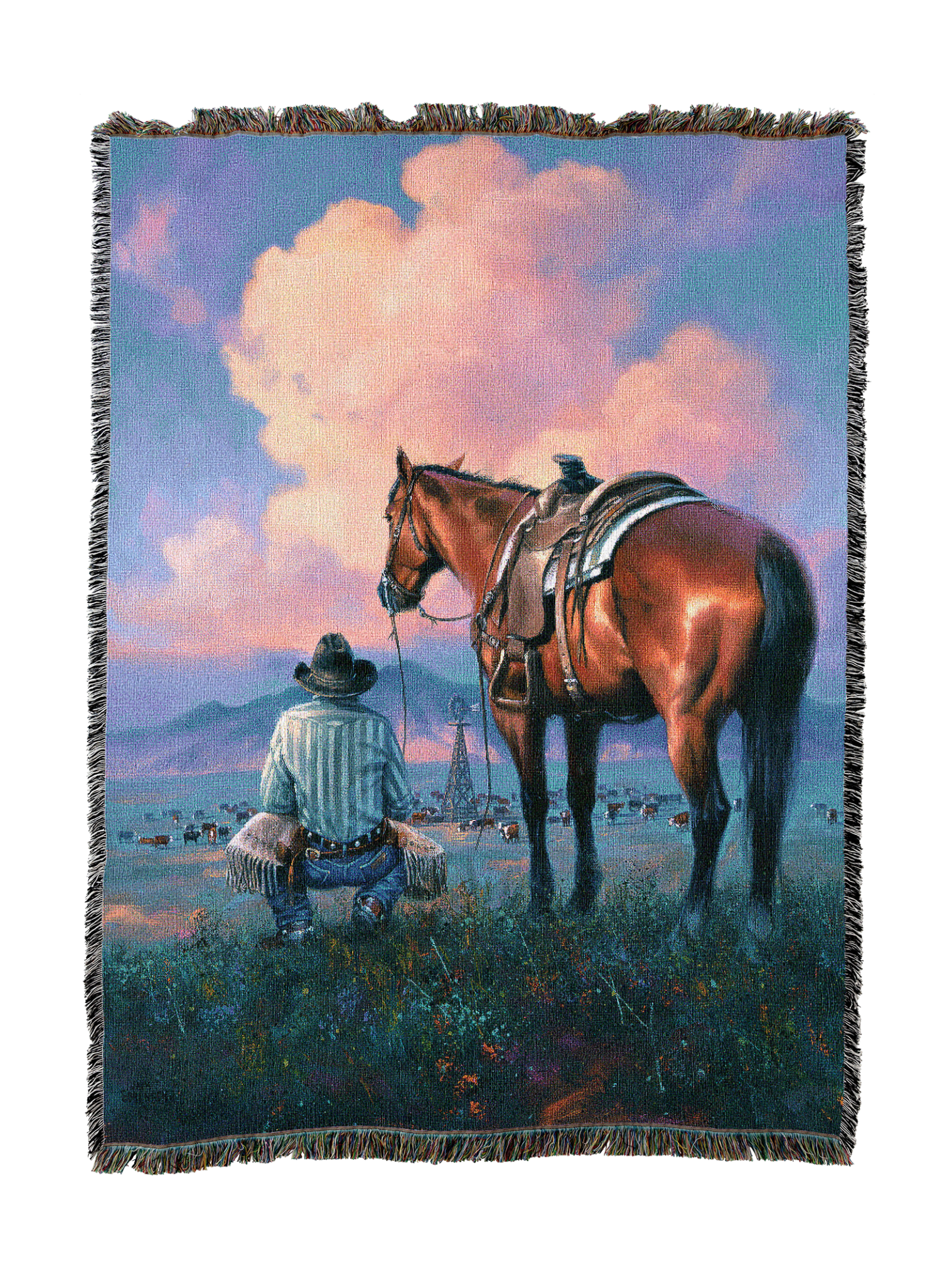 Counting His Blessings Blanket