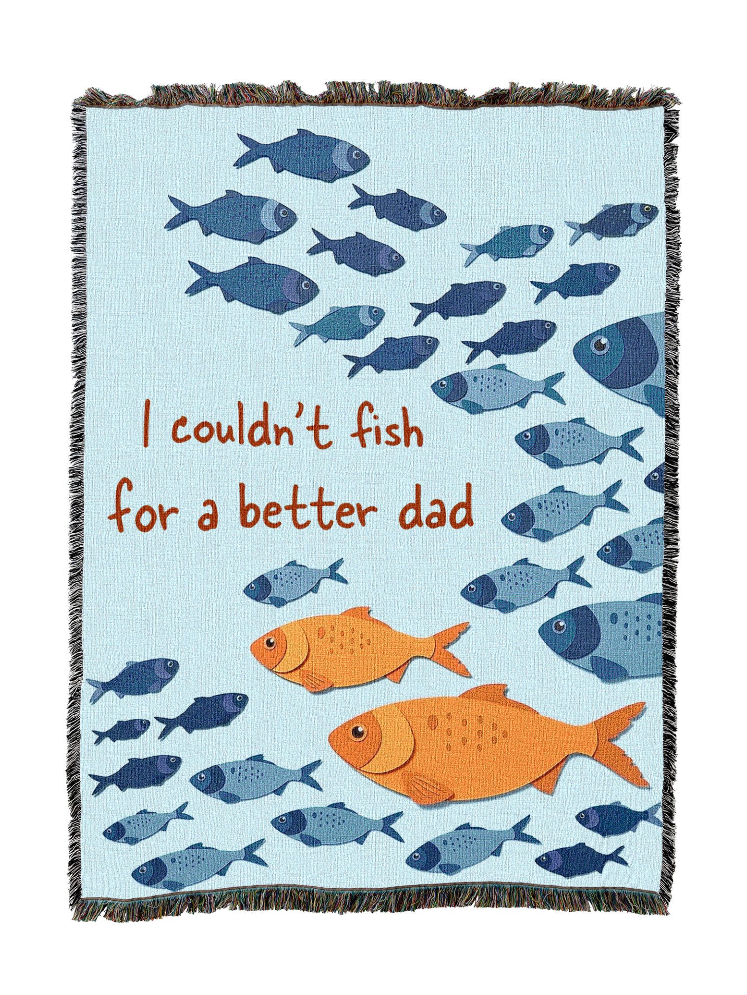 Fish For Dad Blanket