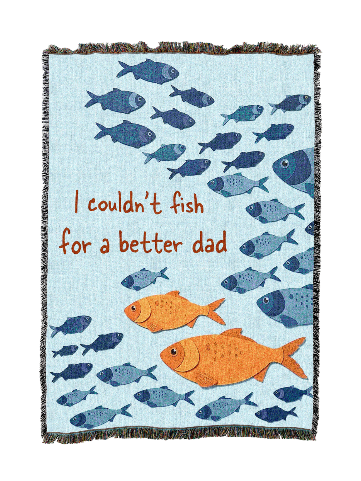 Fish For Dad Blanket