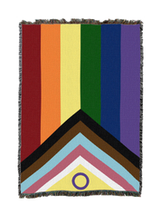 Intersex Progress Pride Flag Blanket