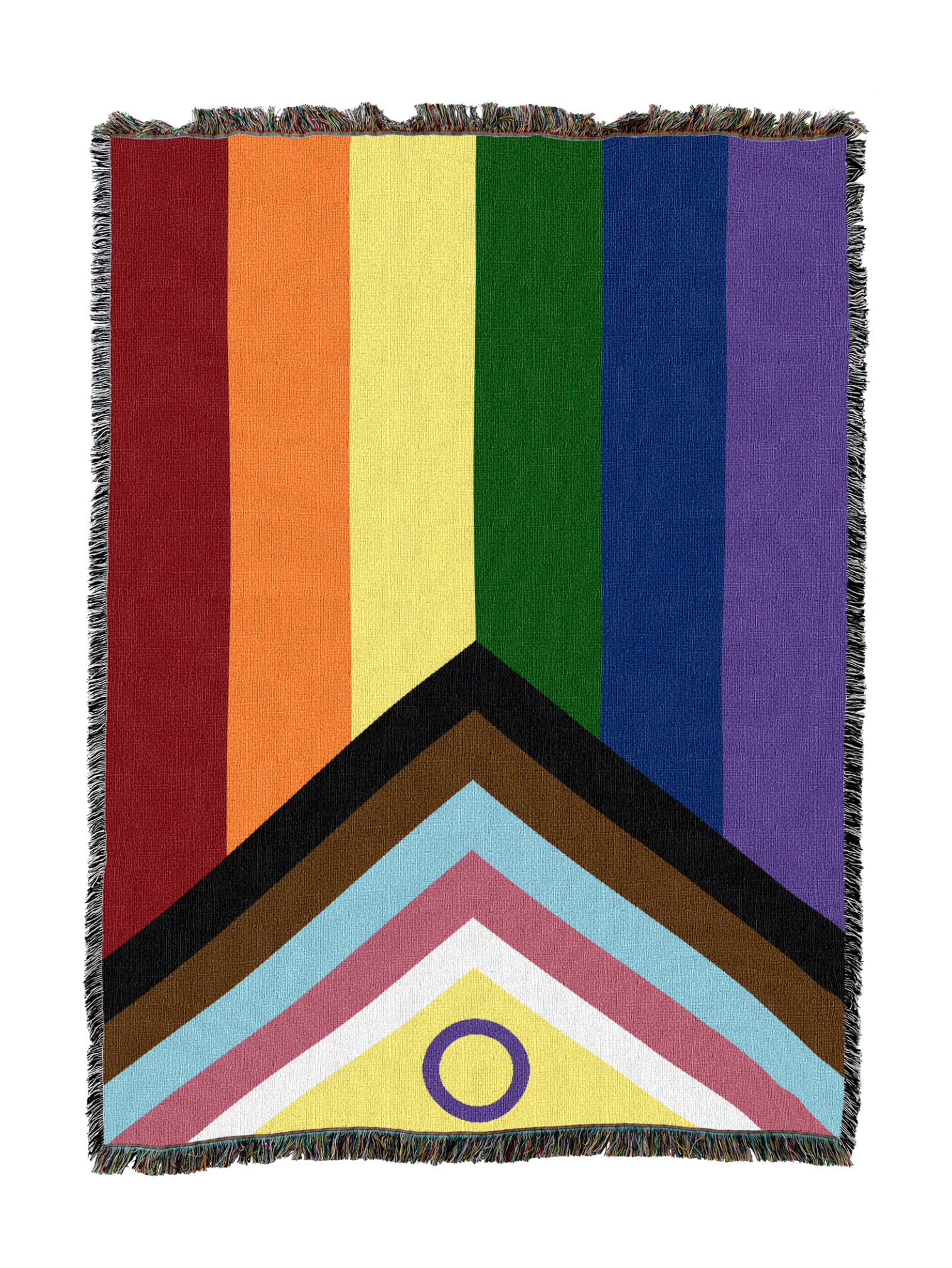 Intersex Progress Pride Flag Blanket