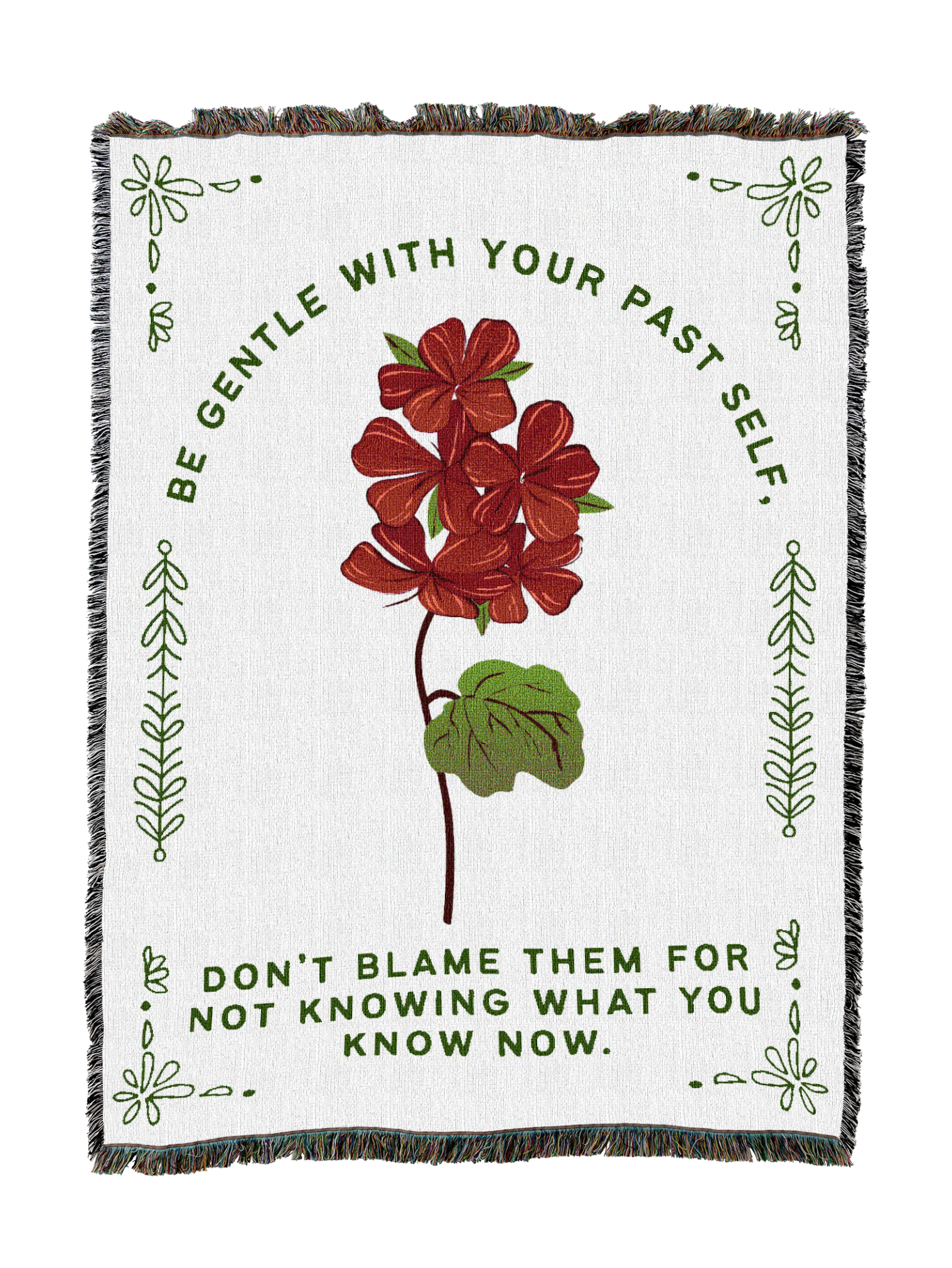Be Gentle With Yourself Blanket