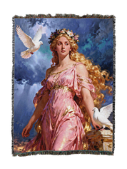 Aphrodite Godess Of Love Blanket