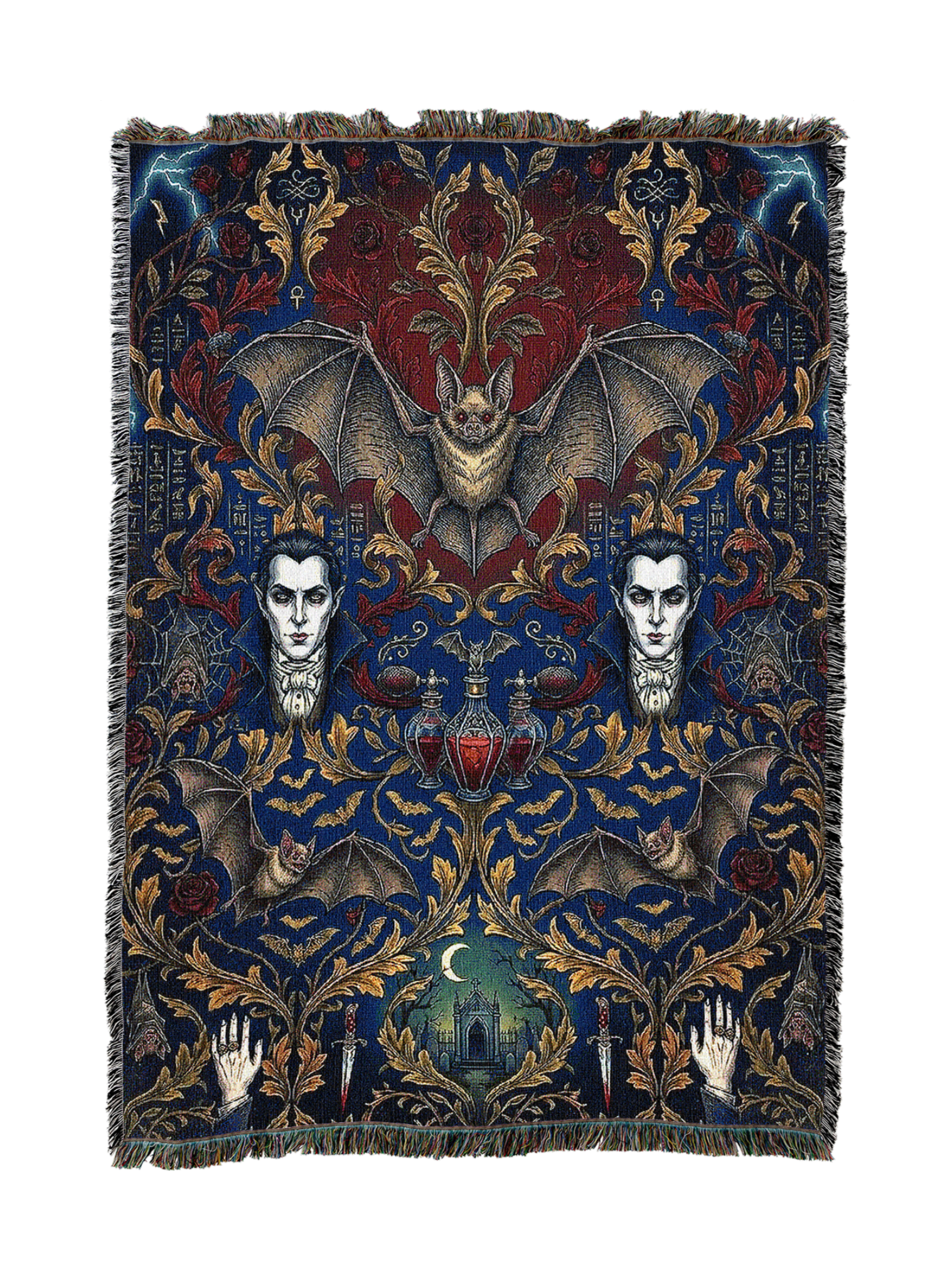 Dracula Themed Blanket