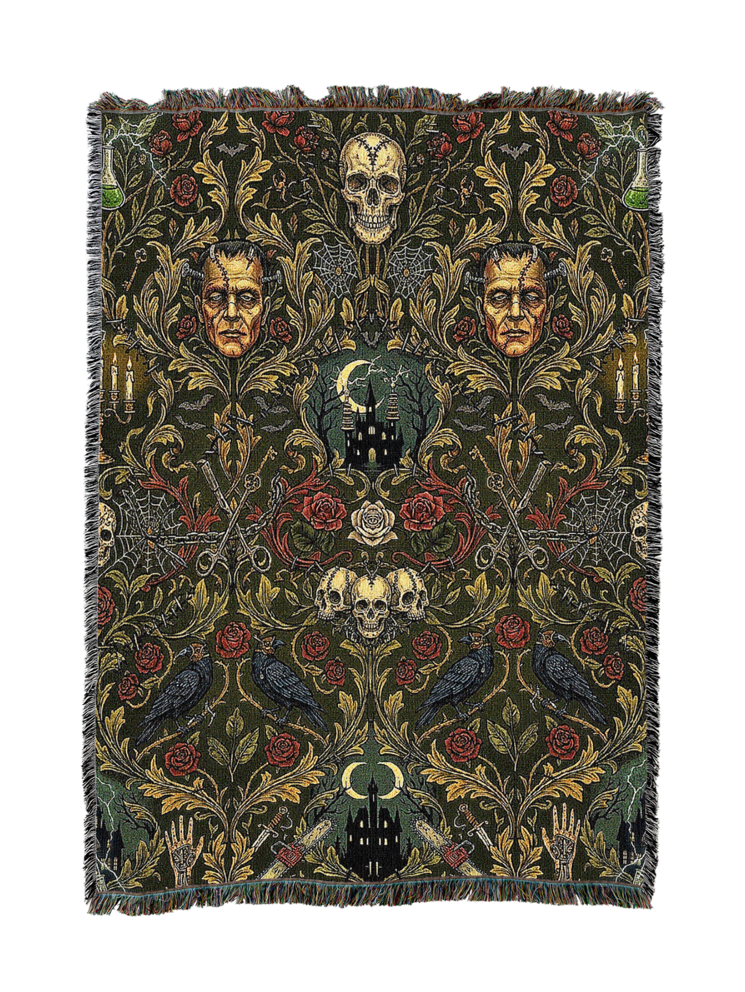 Frankenstein Themed Blanket