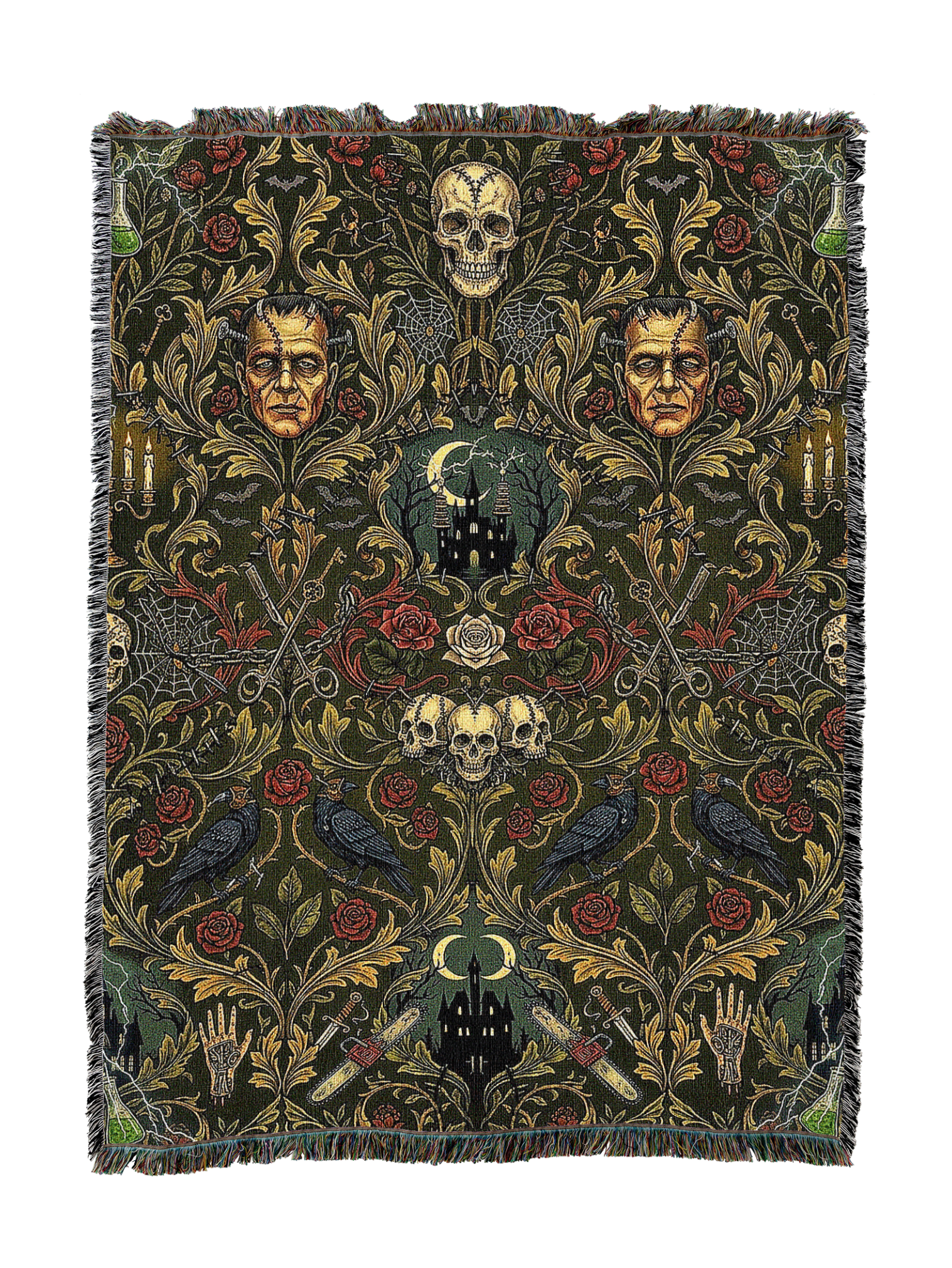 Frankenstein Themed Blanket