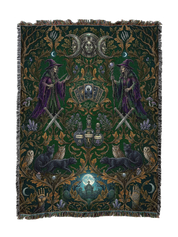 Bog Witch Themed Blanket