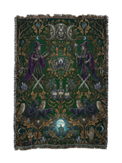 Bog Witch Themed Blanket