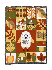 Fall Quilt Blocks Blanket