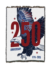 250 Red White Blue Eagle Blanket