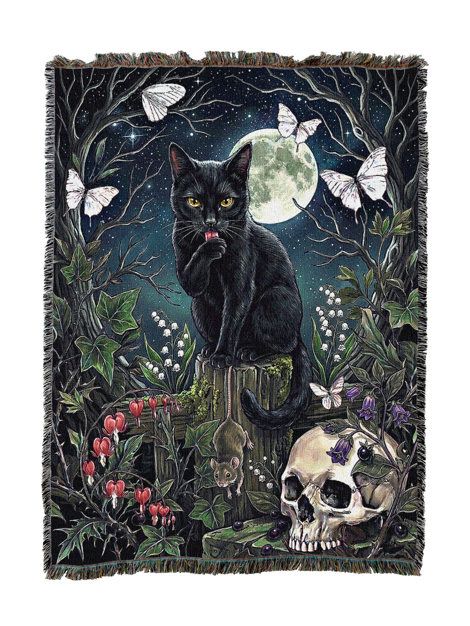 Cat Garden Blanket