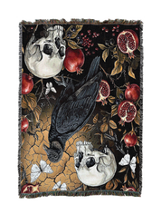 Black Vulture Garden Blanket