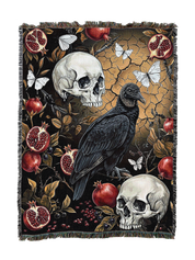Black Vulture Garden Blanket