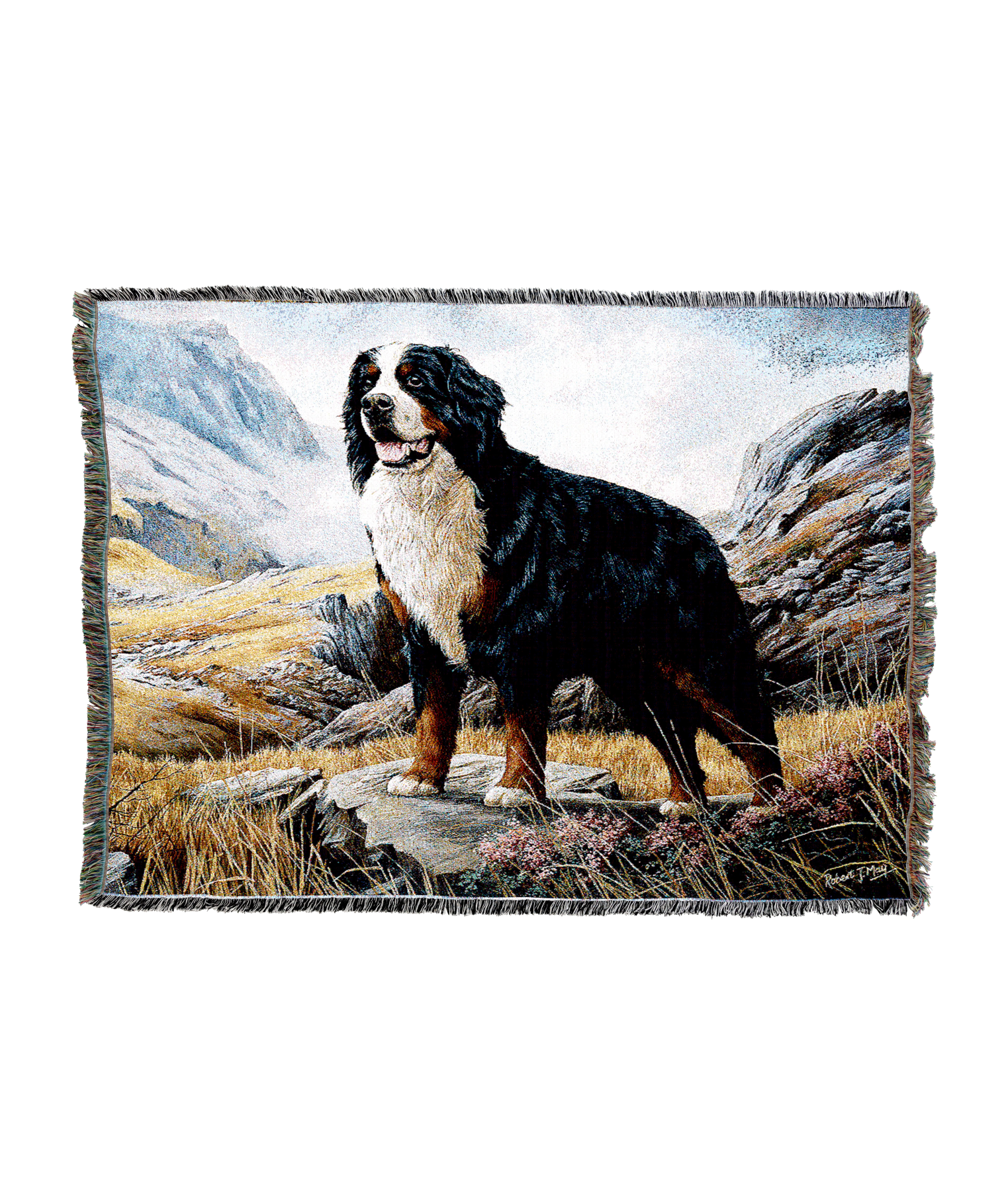 Bernese Mountain Dog Blanket