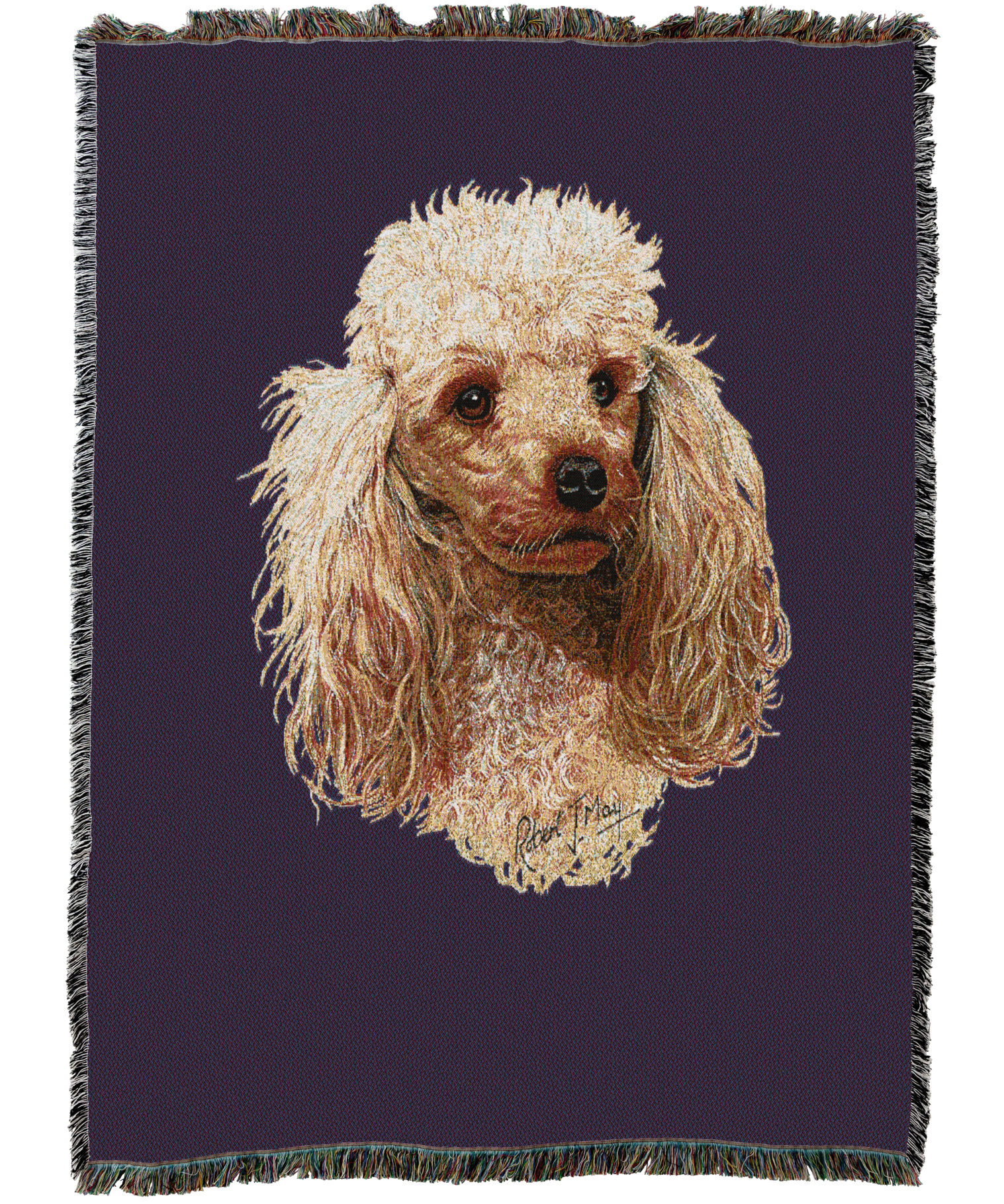 Poodle Cream Blanket