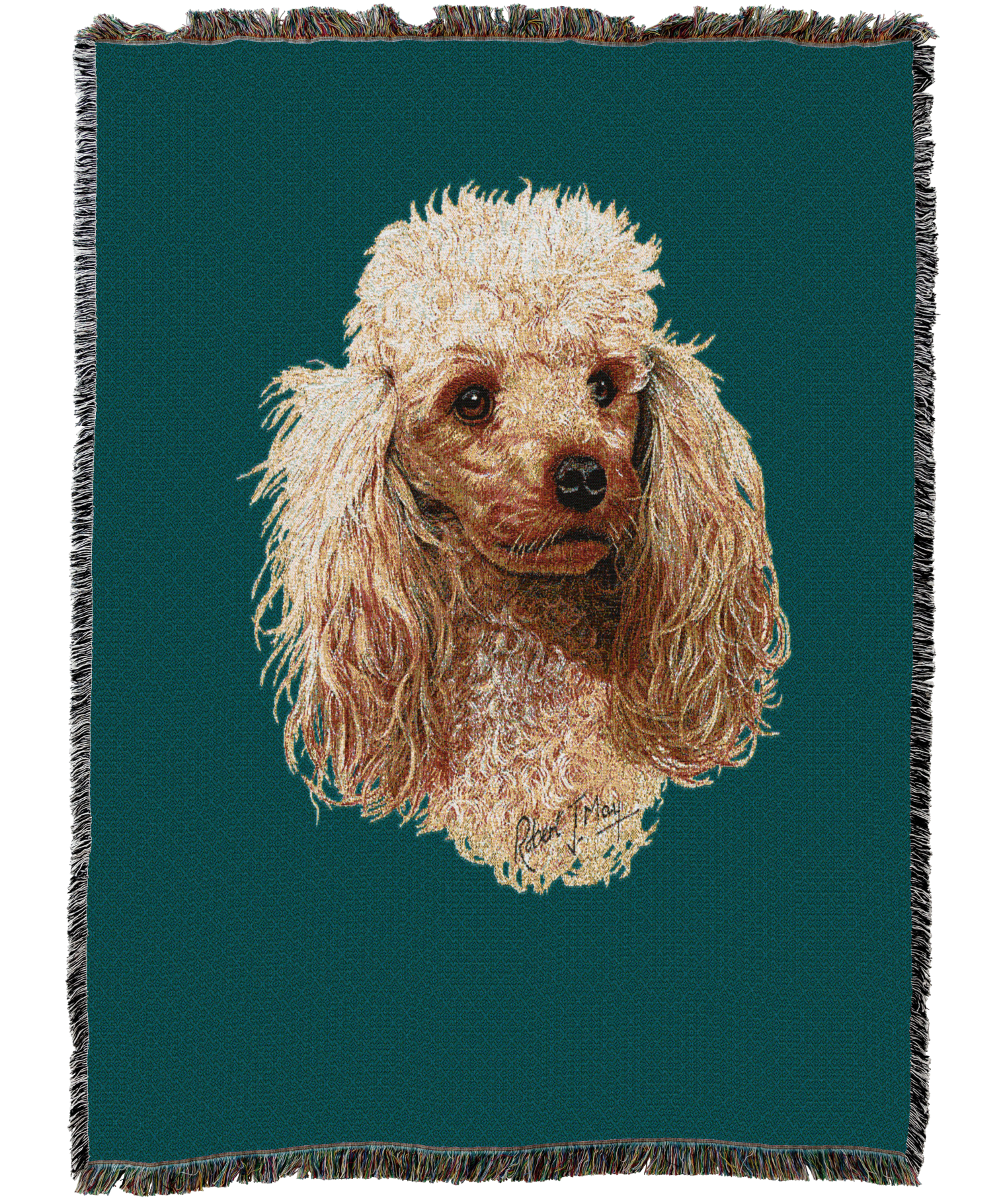 Poodle Cream Blanket
