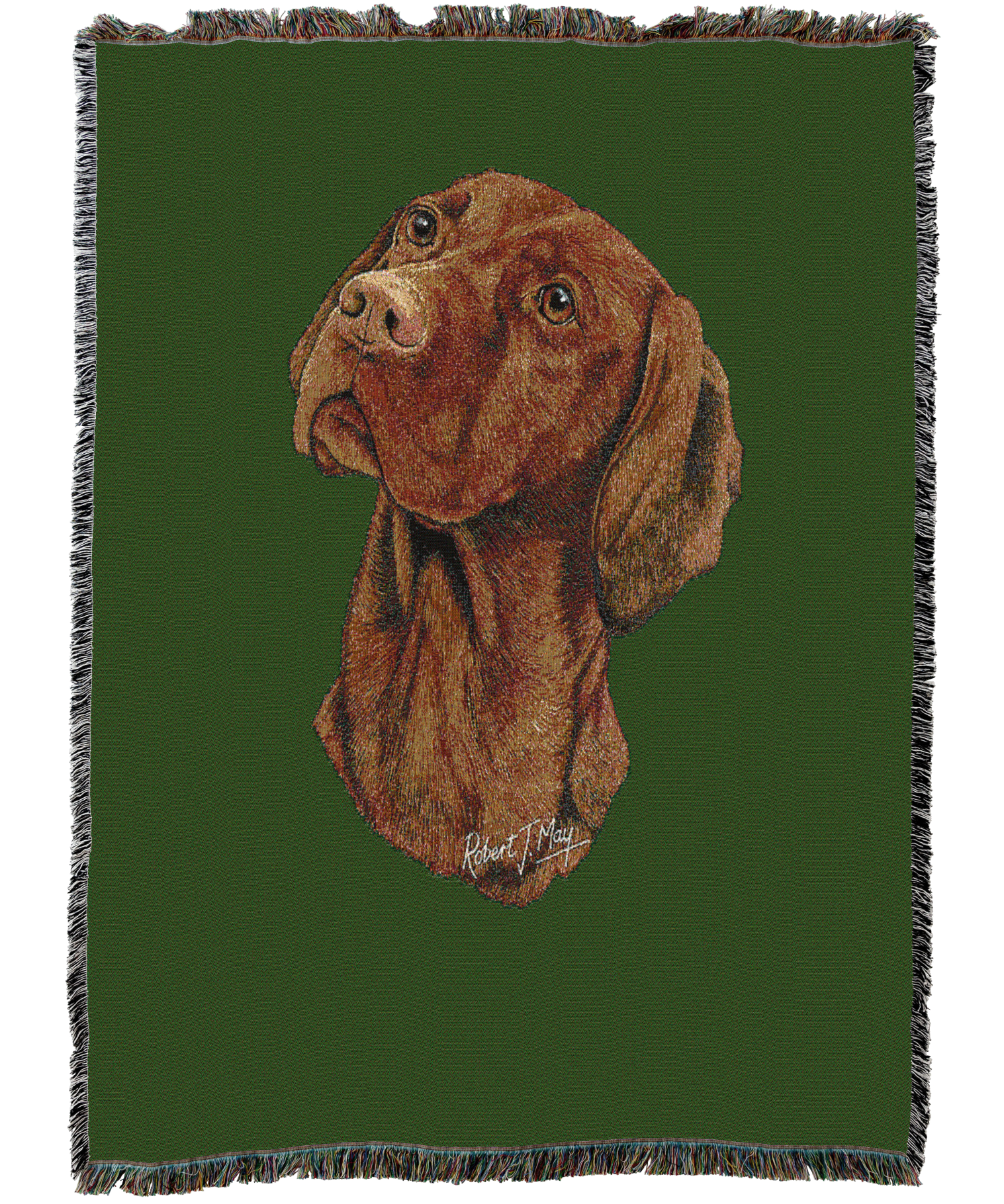 Vizsla Blanket Green