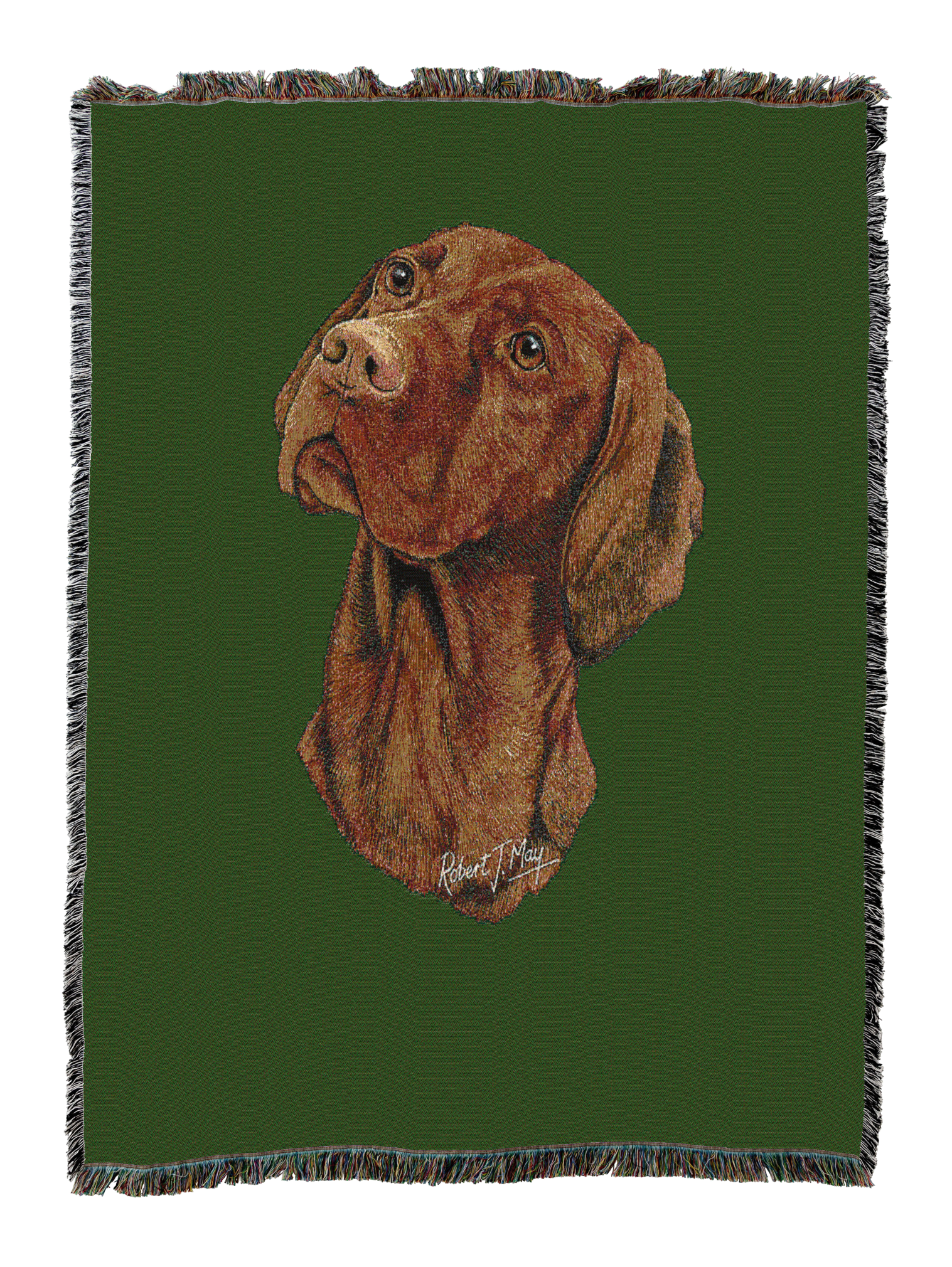 Vizsla Blanket Green