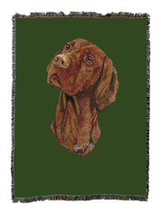 Vizsla Blanket Green