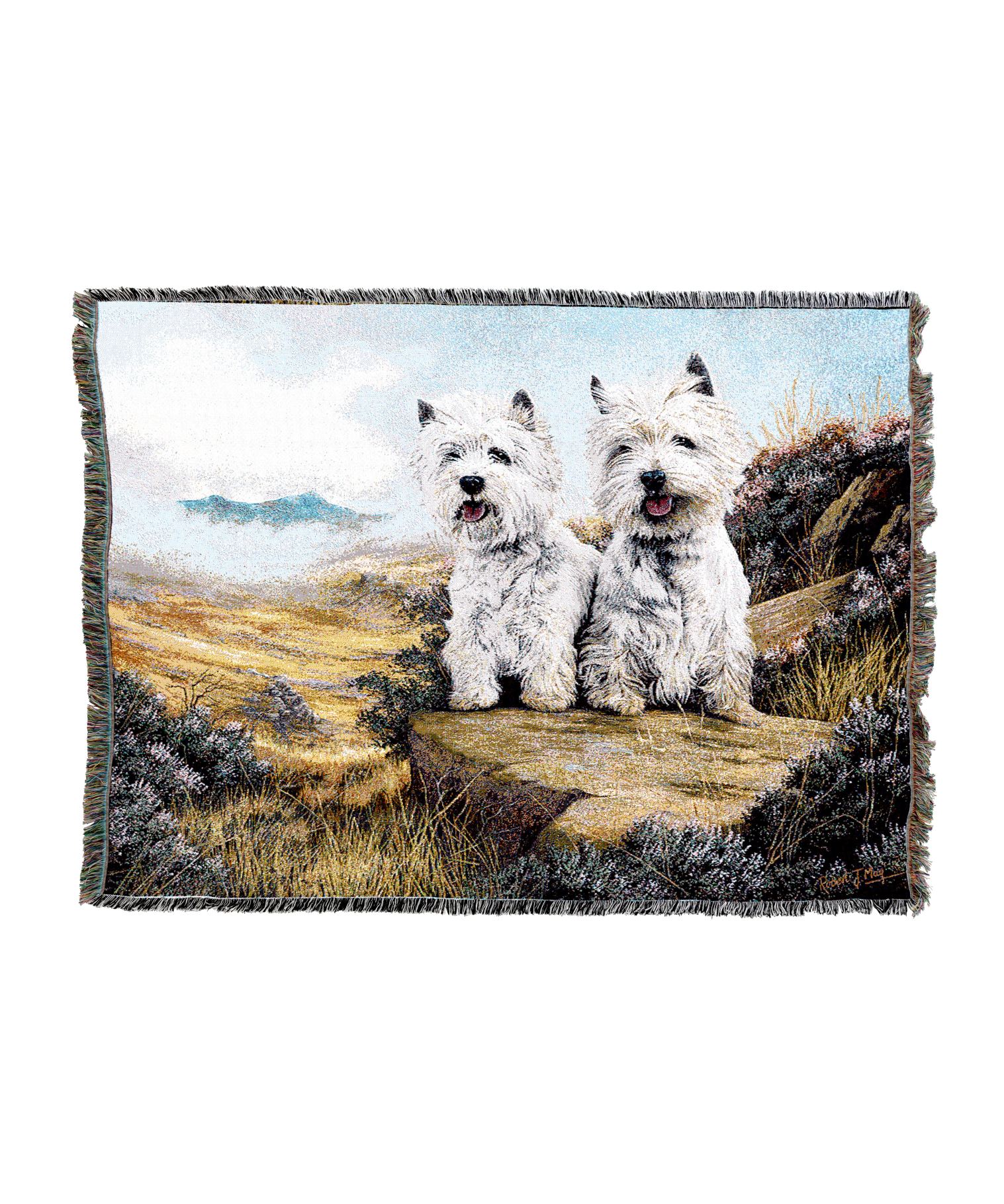 West Highland White Terrier 2 Blanket