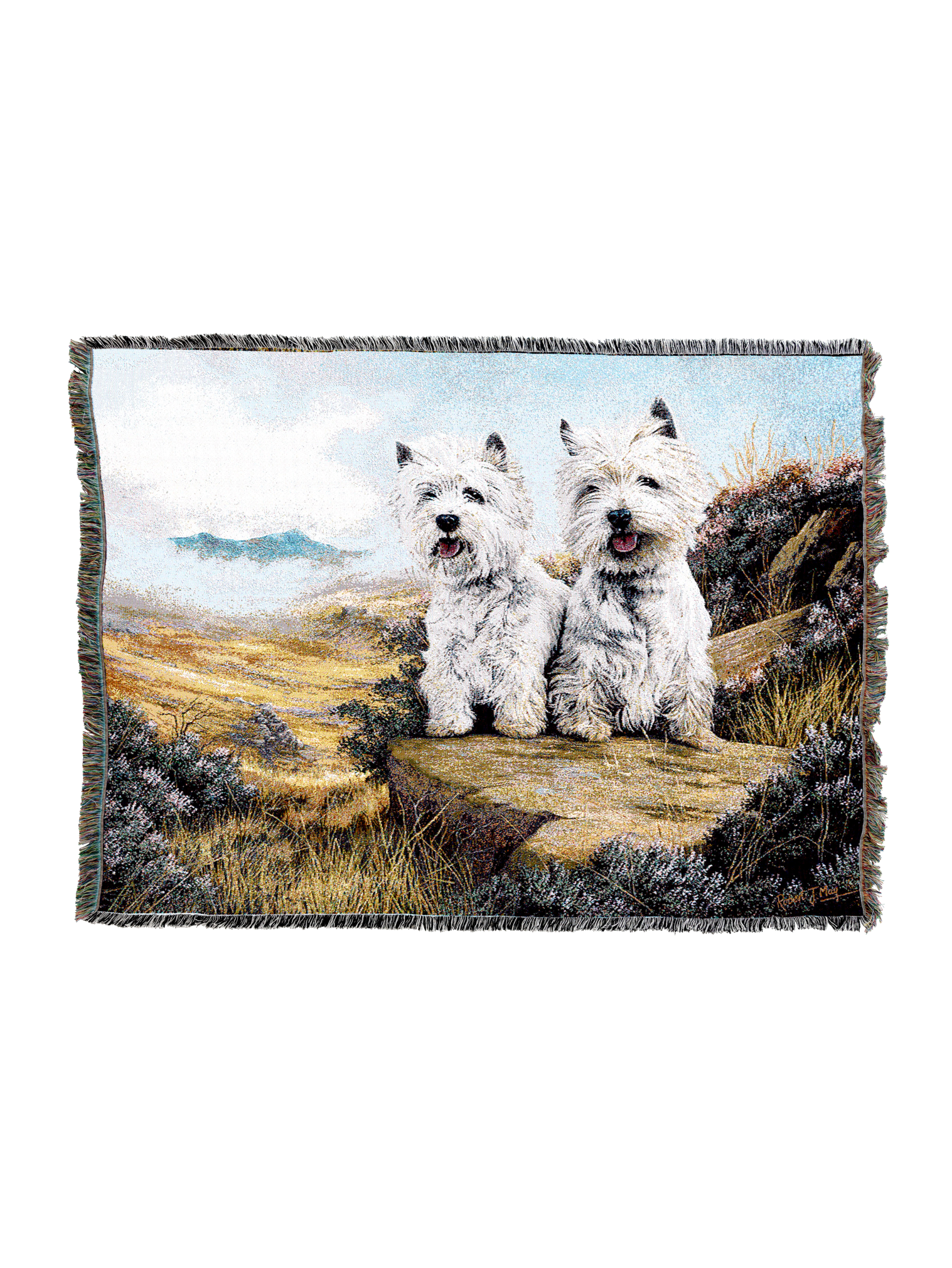 West Highland White Terrier 2 Blanket