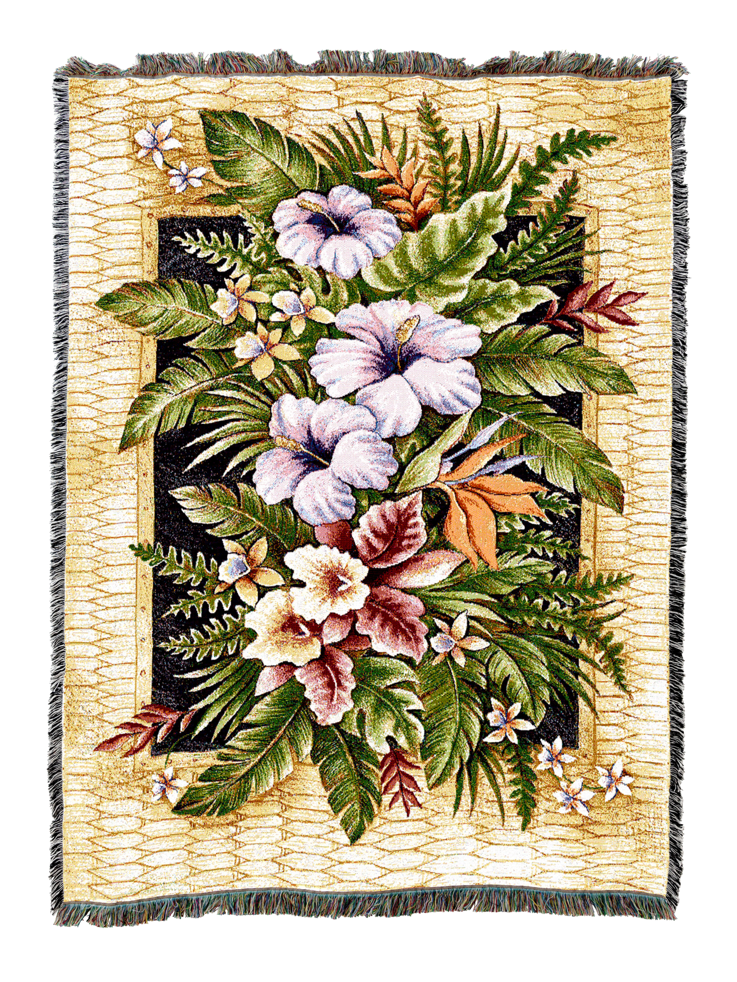 Tropical Flowers Blanket