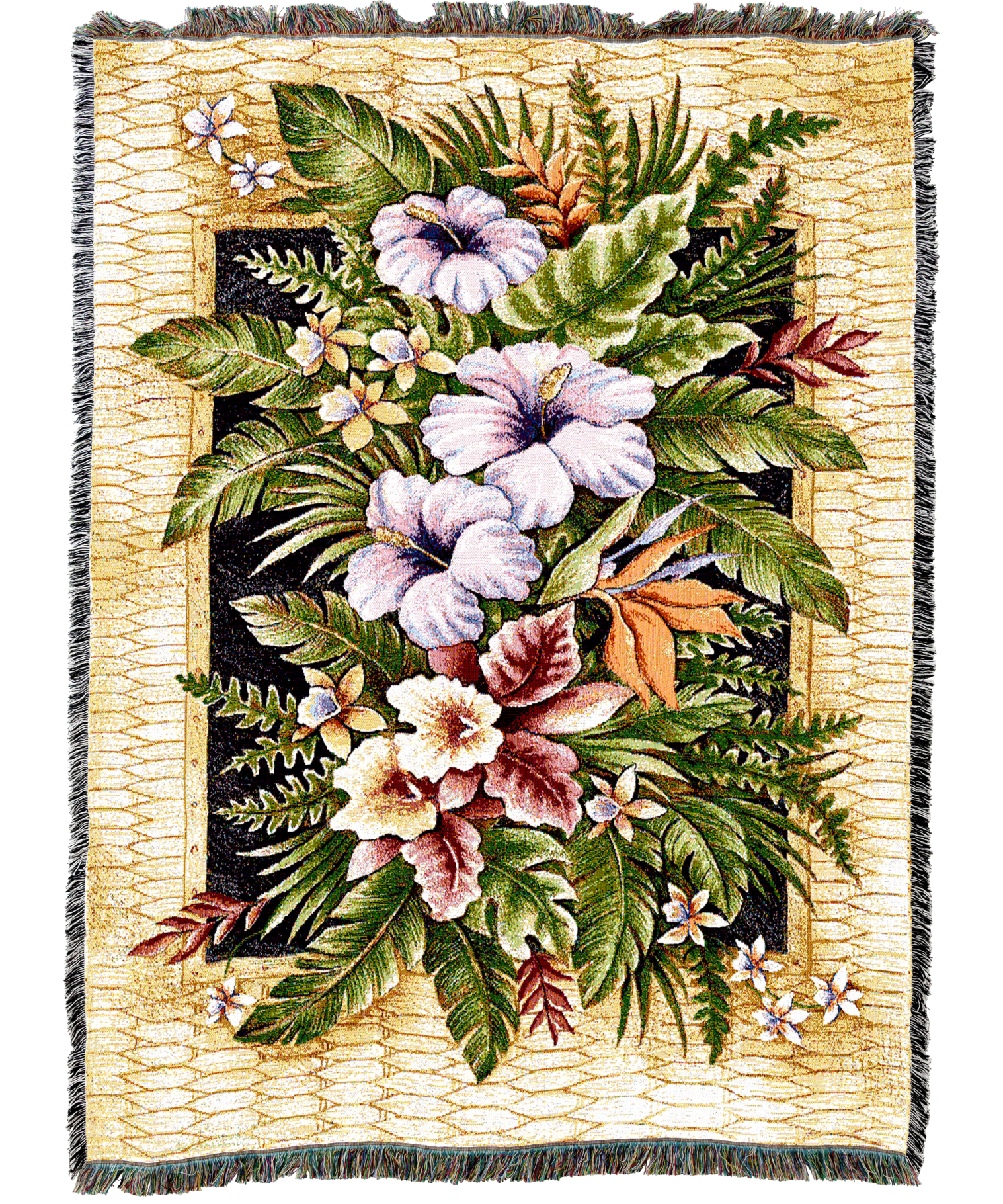 Tropical Flowers Blanket