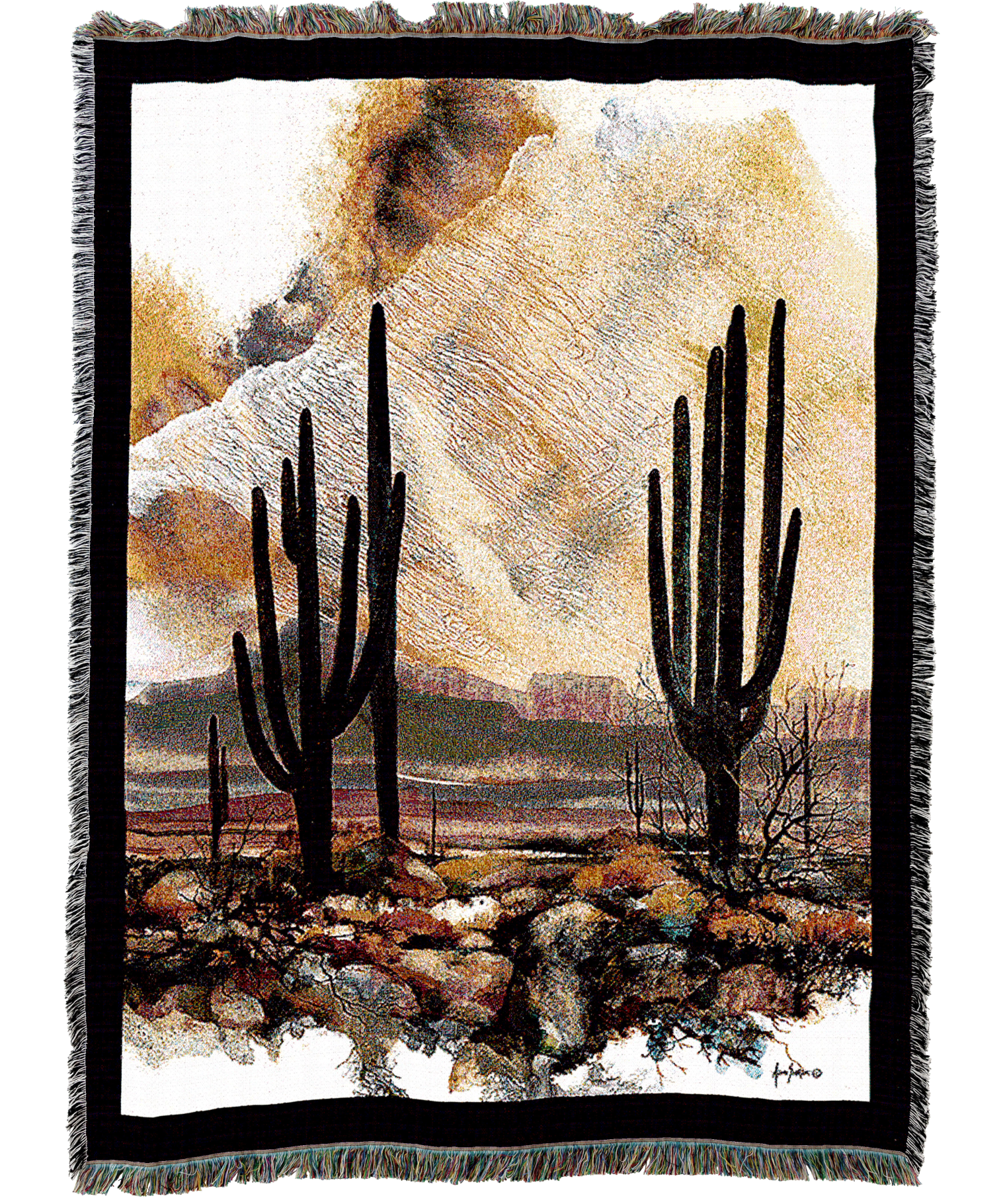 Sonoran Sentinels Tapestry Blanket