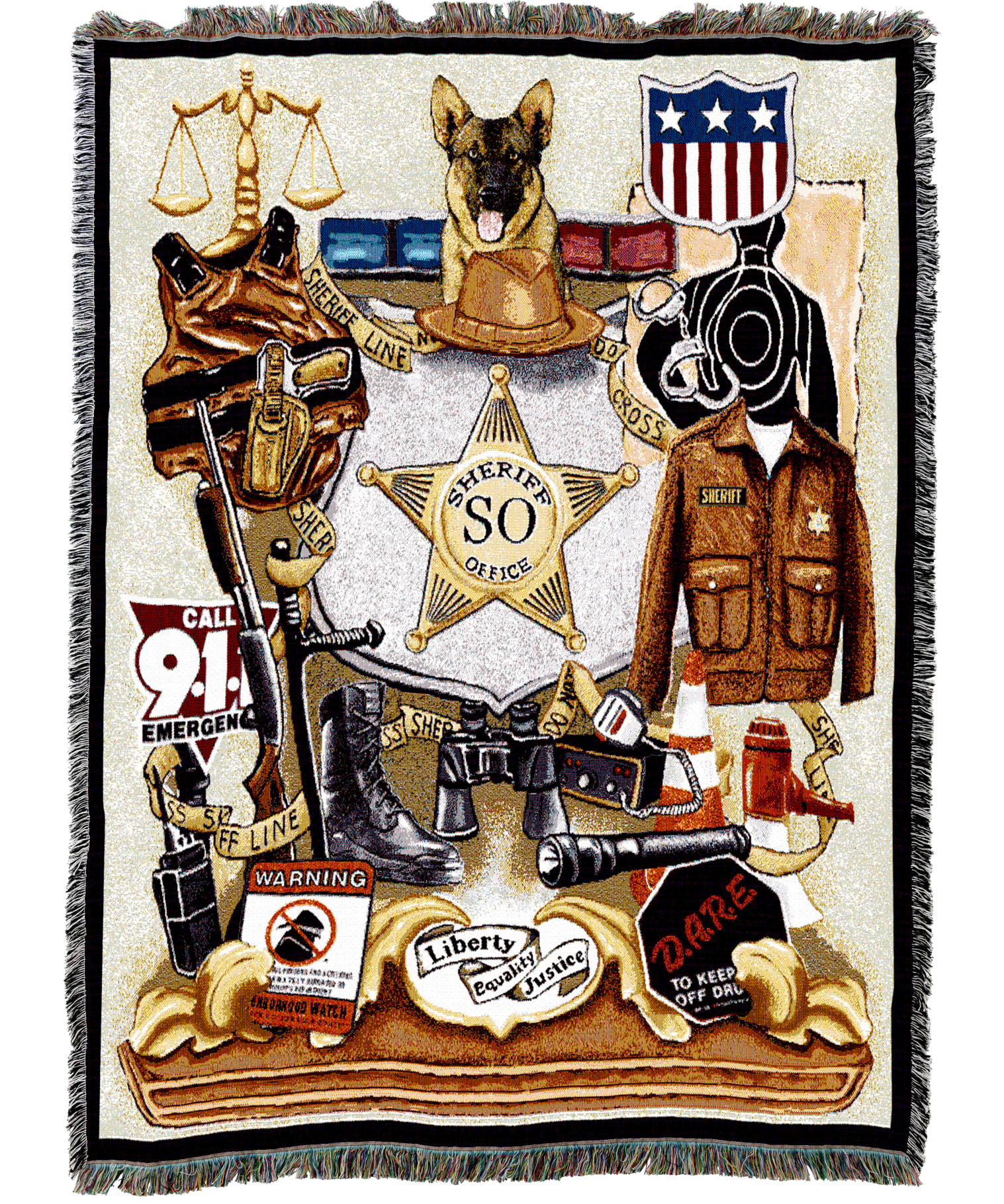 Sheriff Profession Blanket