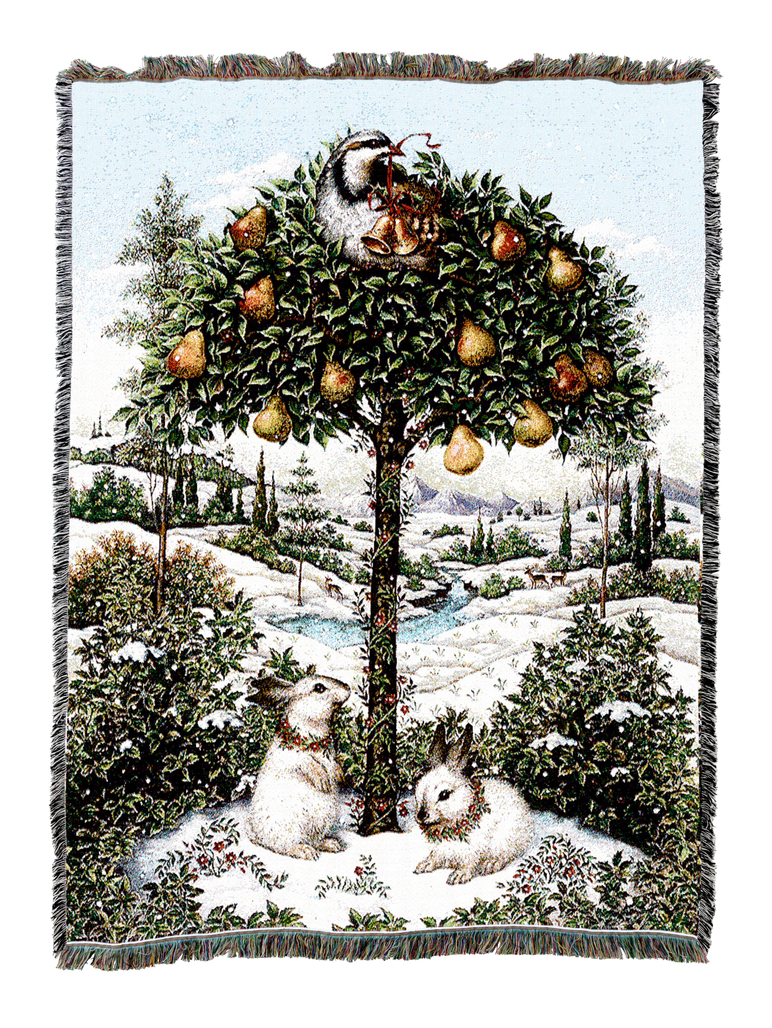 Partridge In A Pear Tree Blanket
