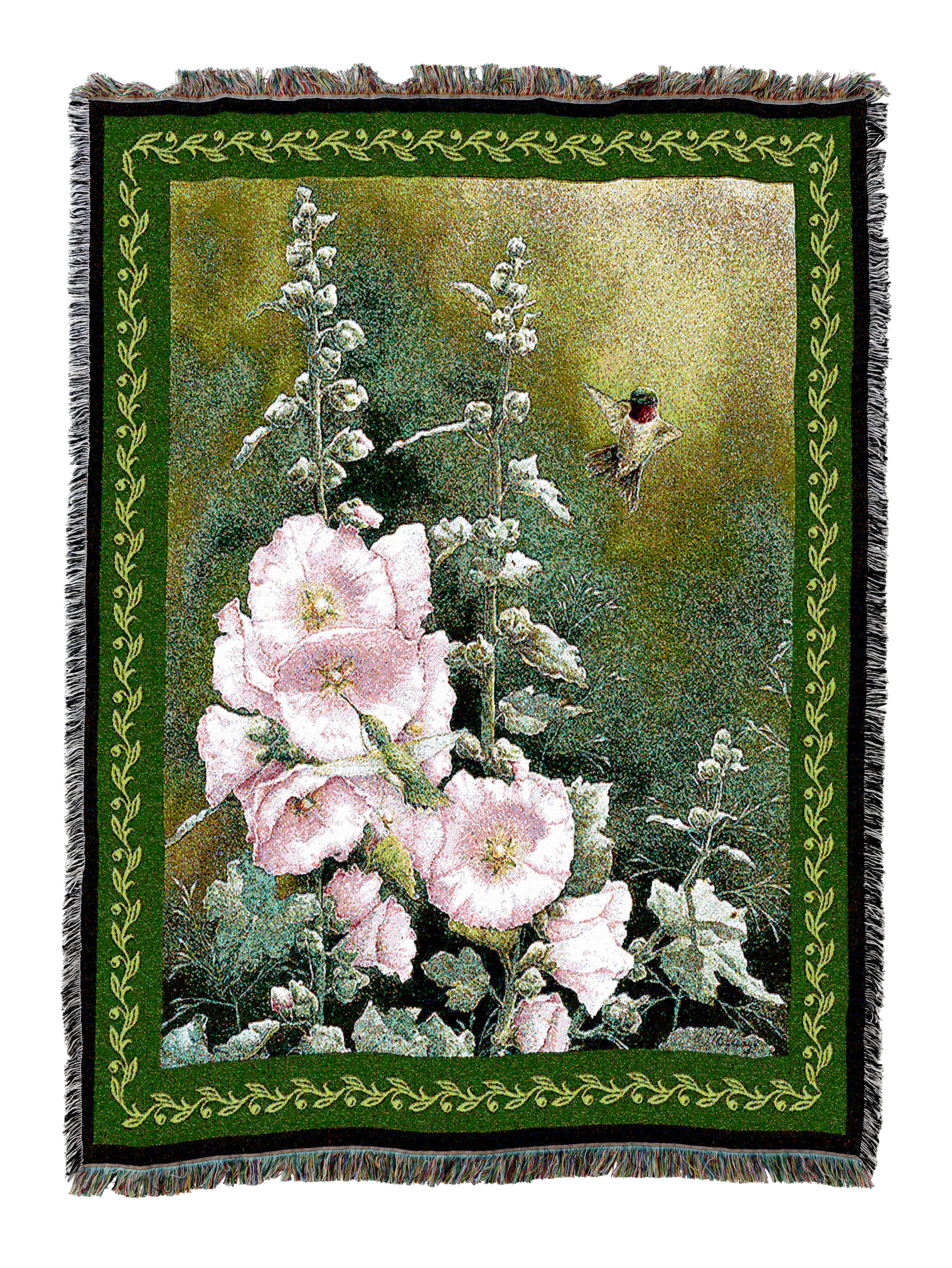 Hollyhock Hummer Blanket