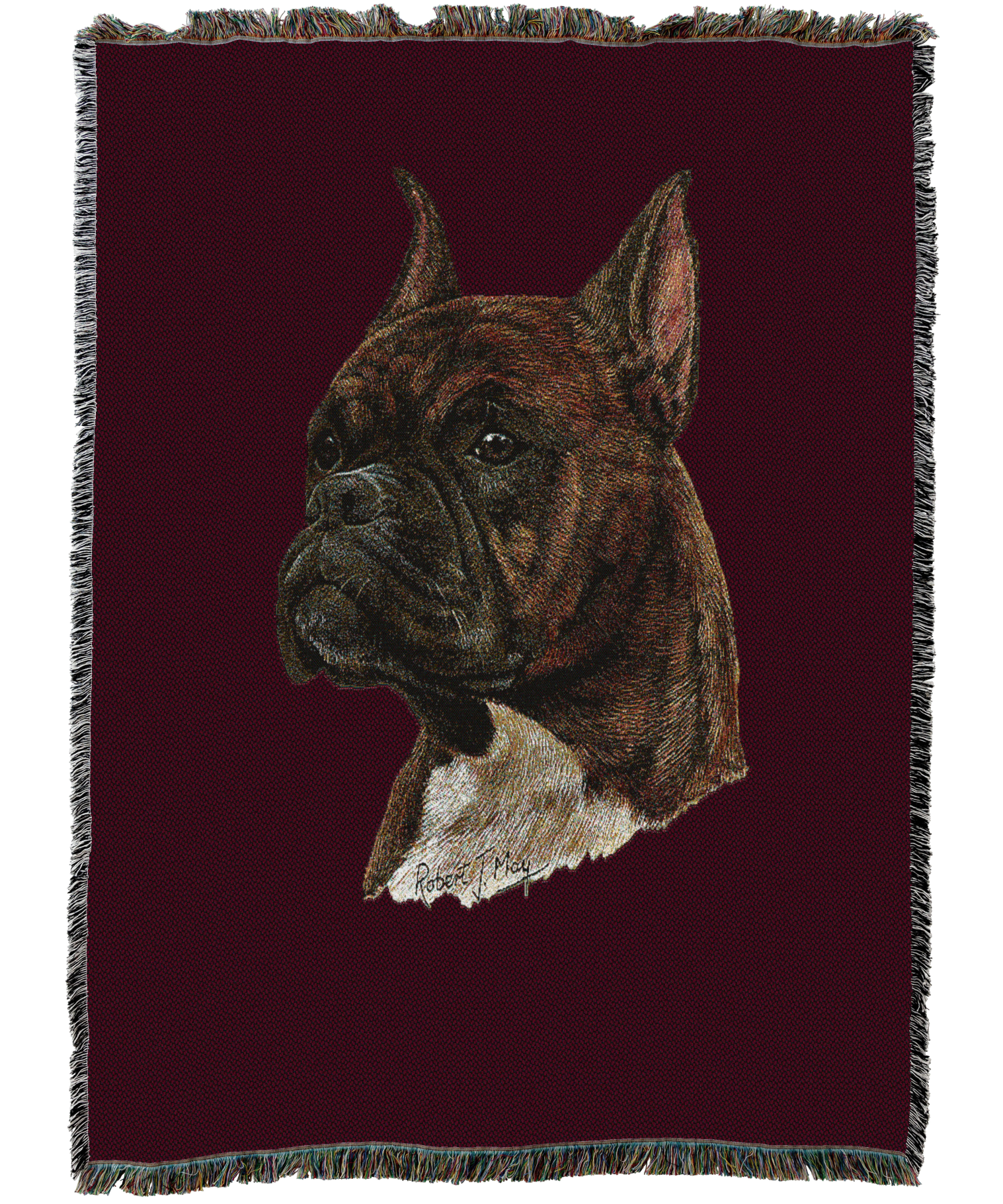 Boxer Brindle Blanket