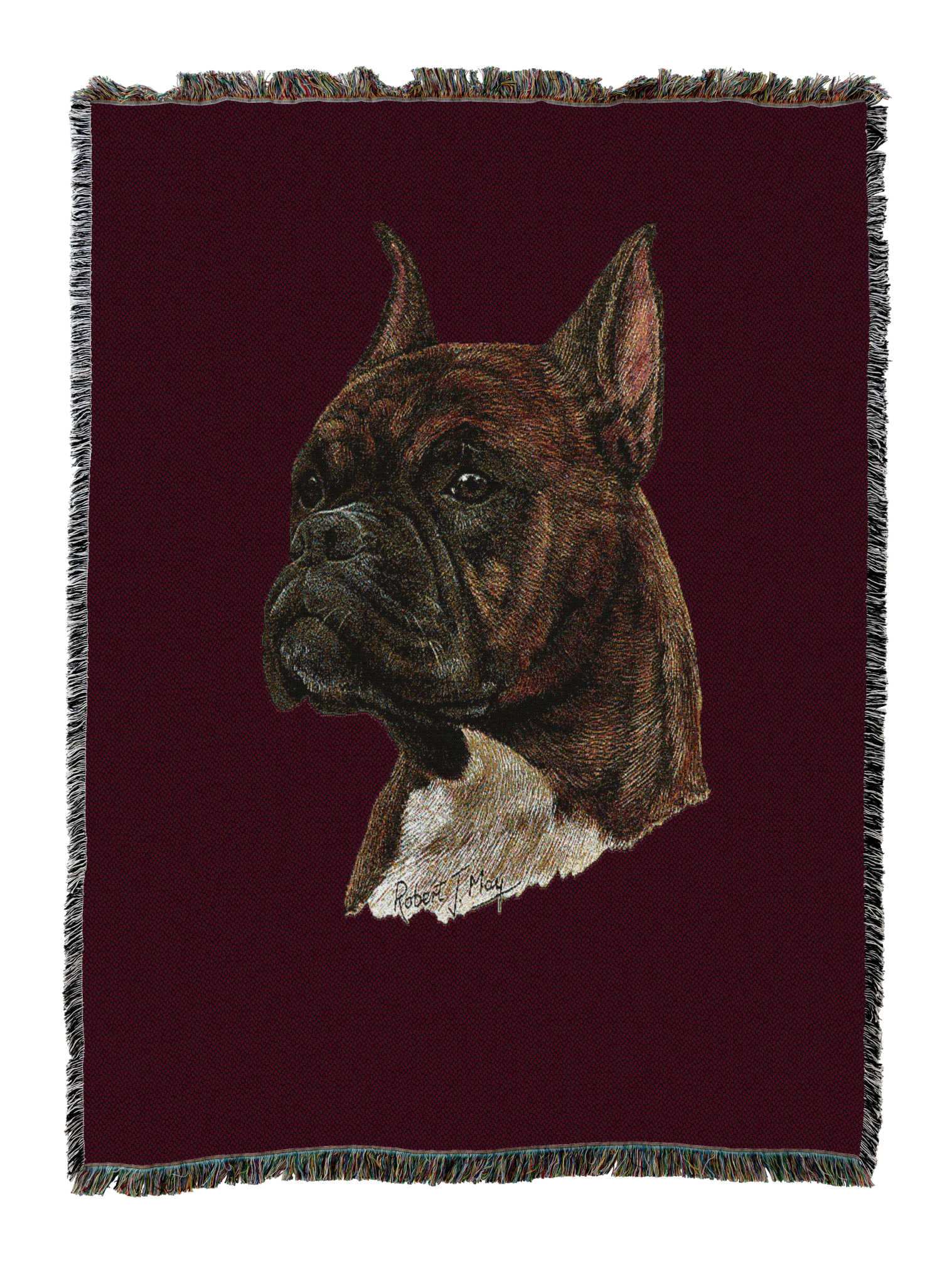 Boxer Brindle Blanket