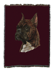 Boxer Brindle Blanket