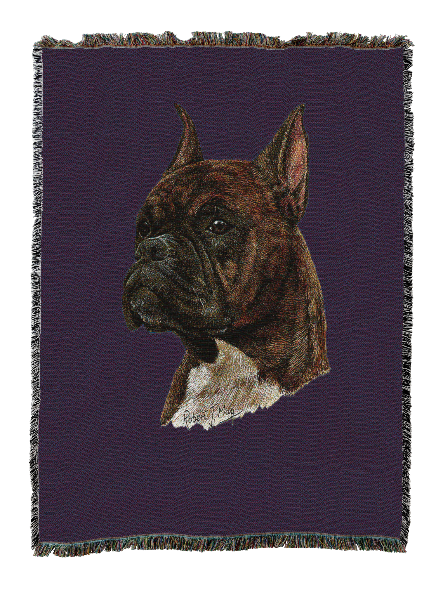 Boxer Brindle Blanket