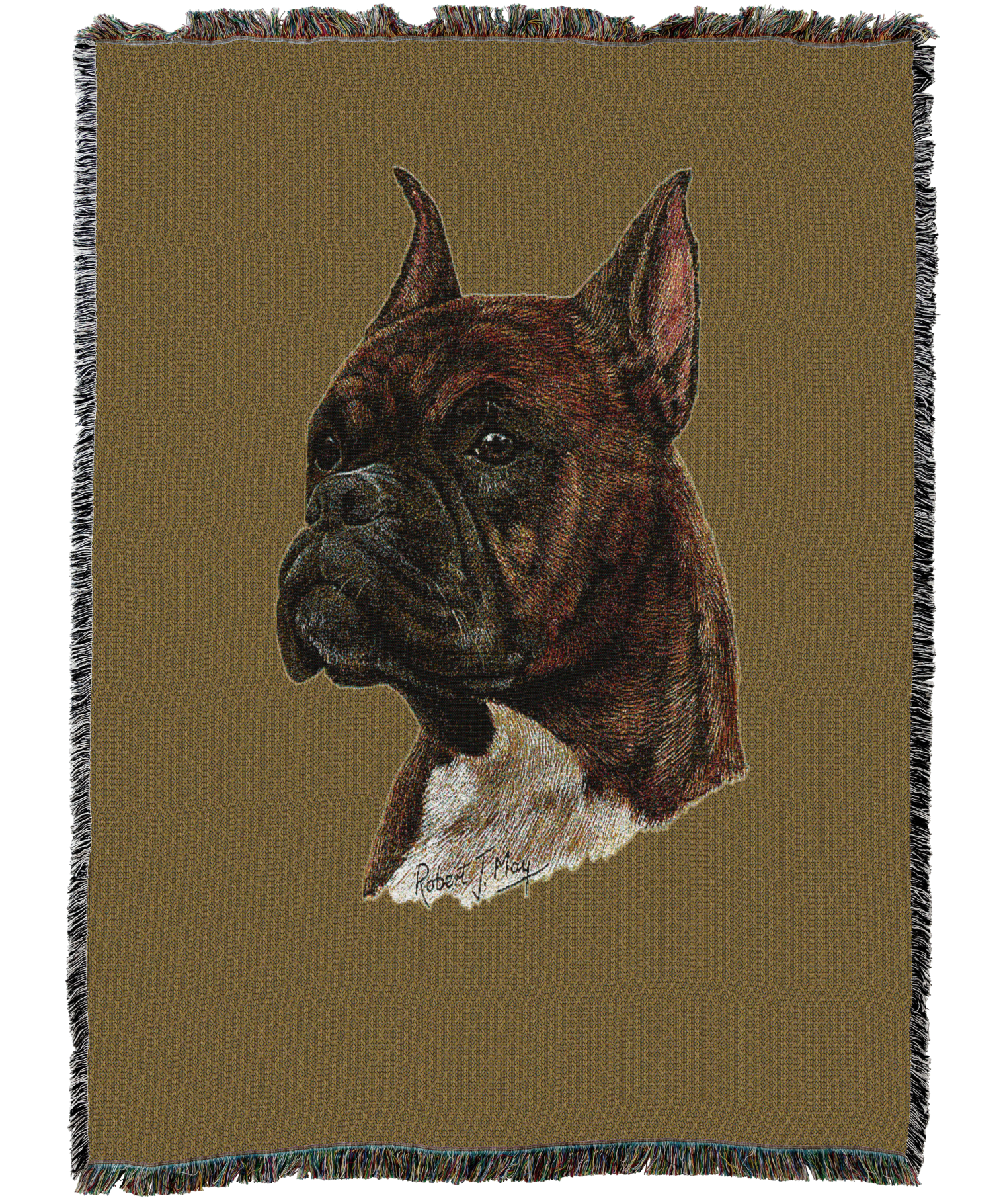 Boxer Brindle Blanket