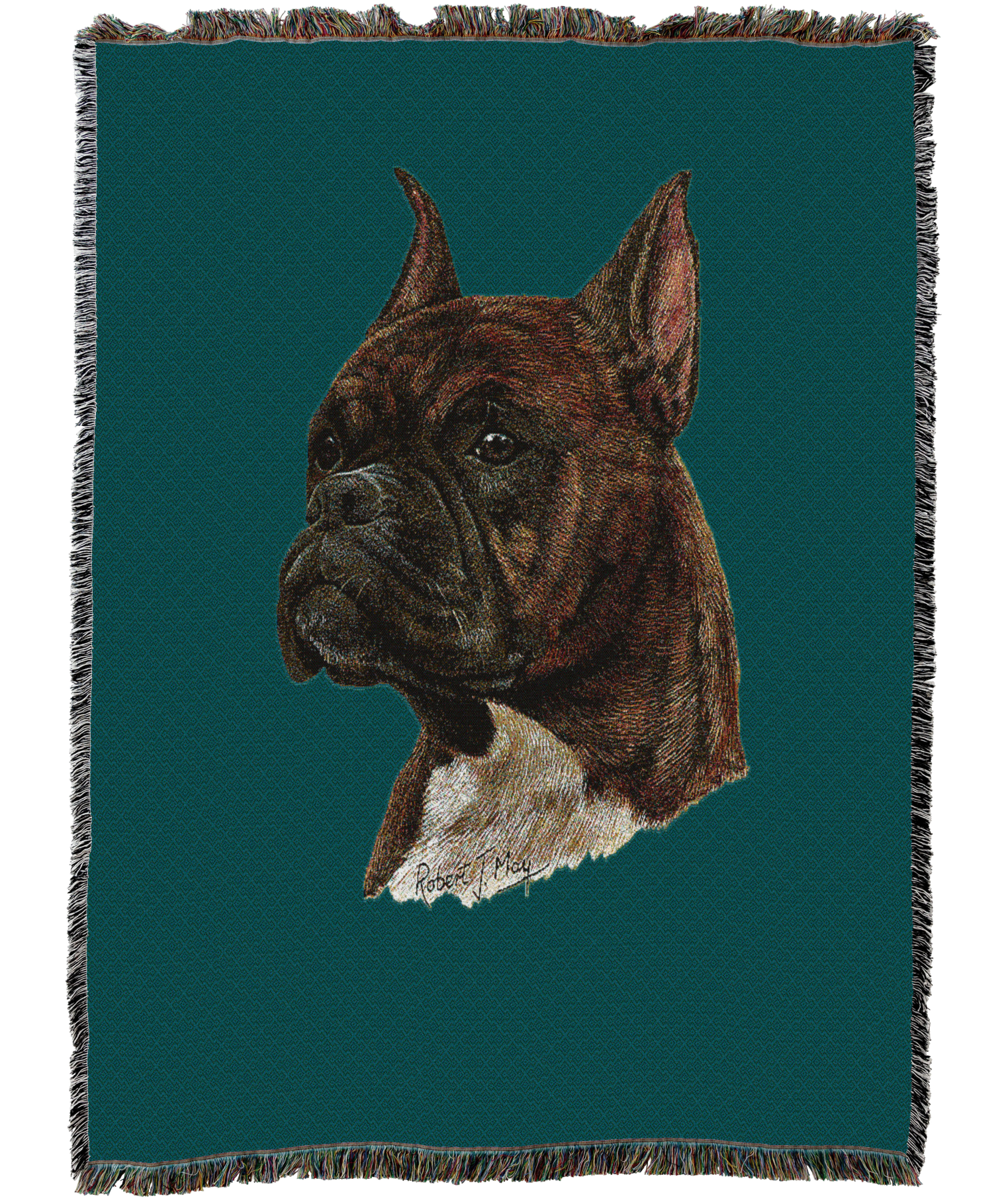 Boxer Brindle Blanket