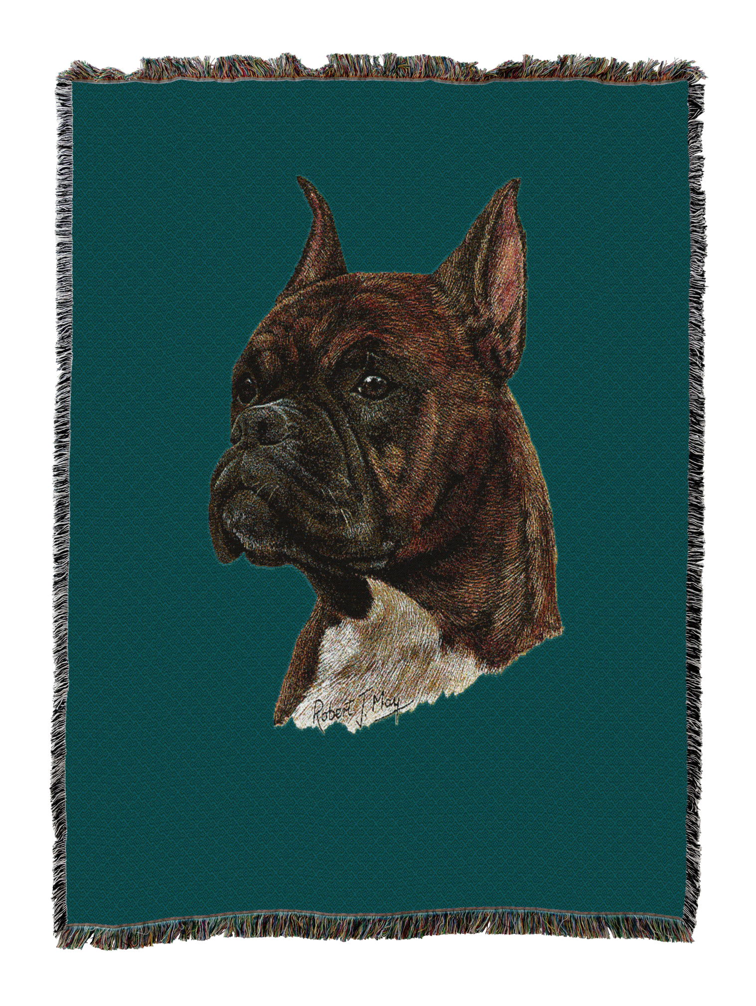 Boxer Brindle Blanket