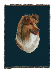 Shetland Sheepdog 2 AKA Sheltie Blanket Blue