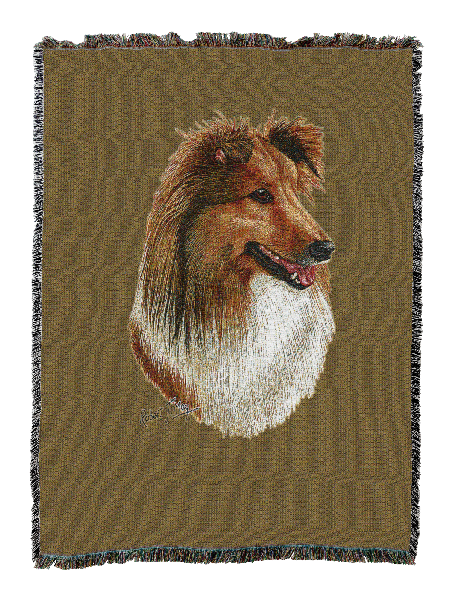 Shetland Sheepdog 2 AKA Sheltie Blanket Sand
