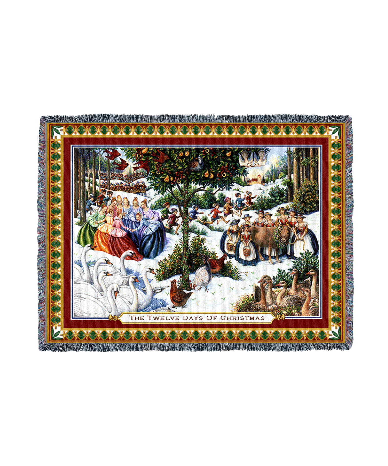 Twelve Days Of Christmas Blanket