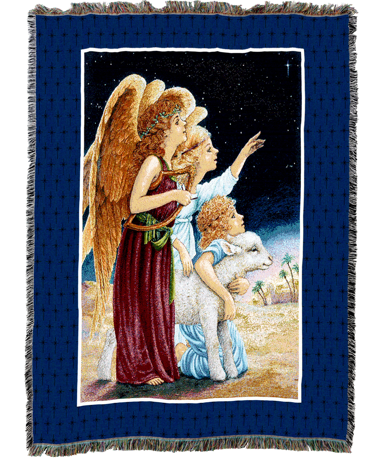 Angels At Night Blanket