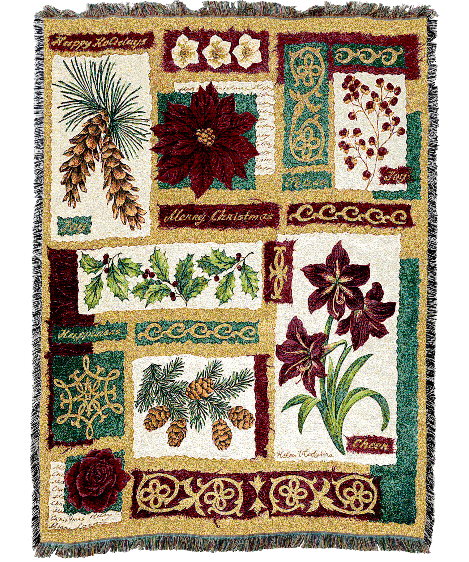 Christmas Collage Blanket