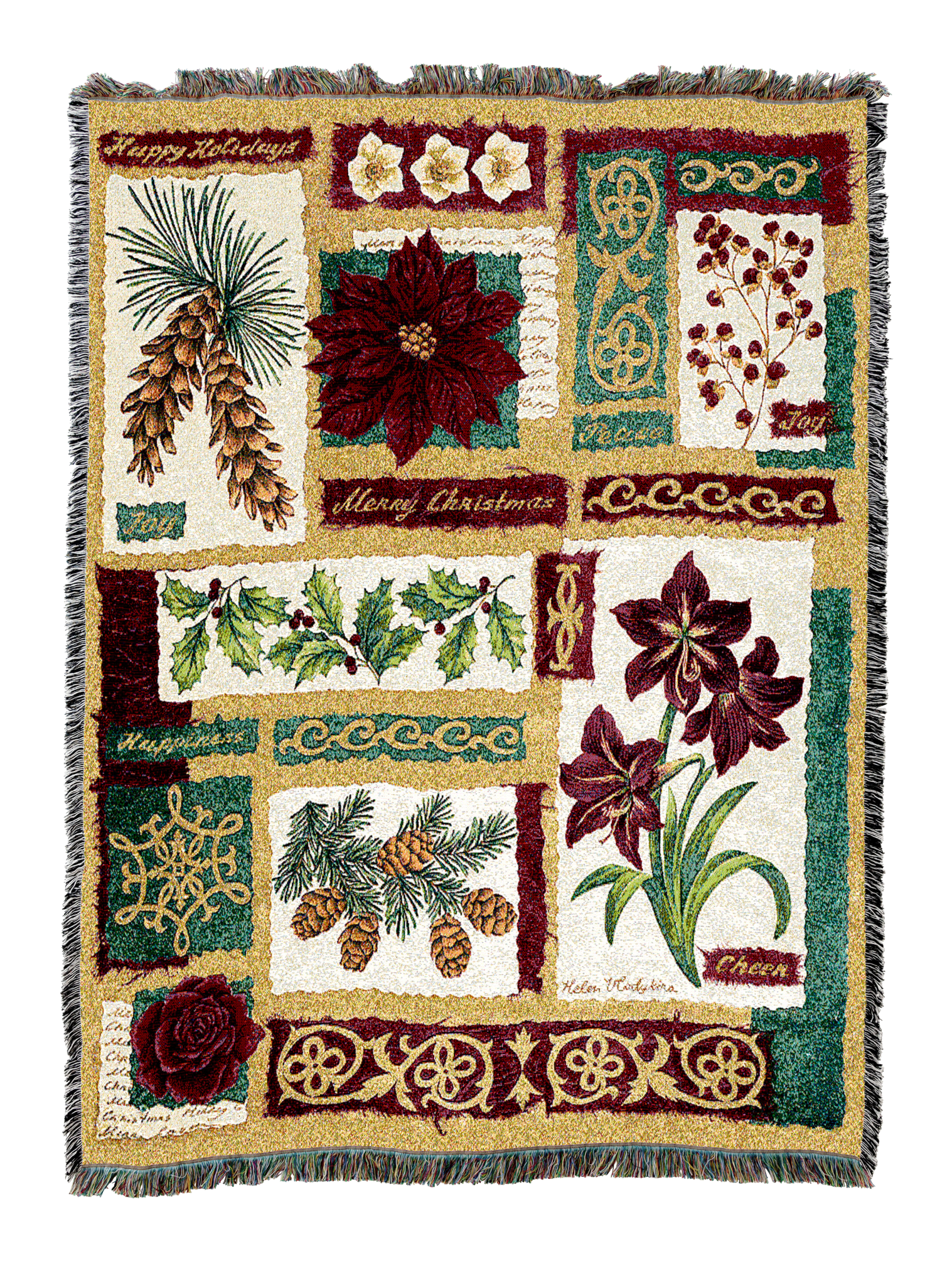 Christmas Collage Blanket