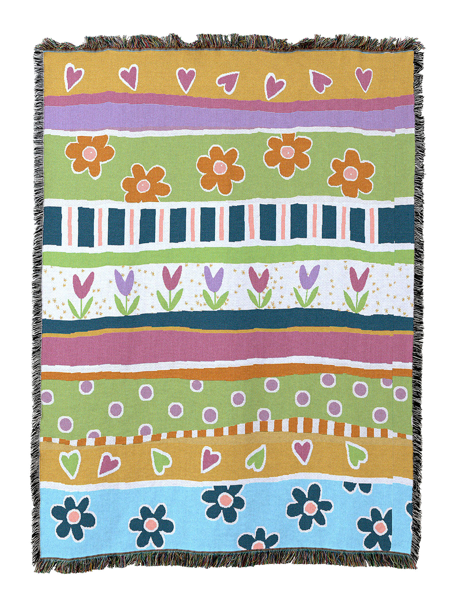 Garden Stripe Blanket