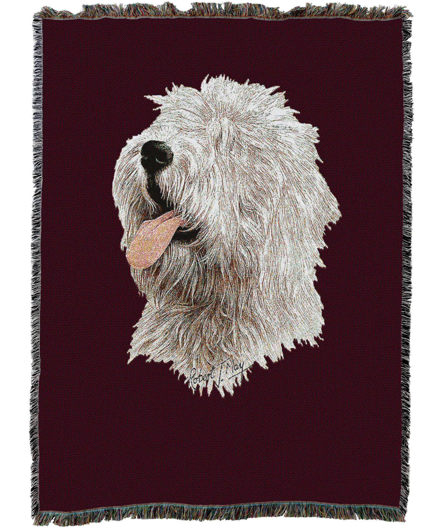 Old English Sheepdog 2 Blanket