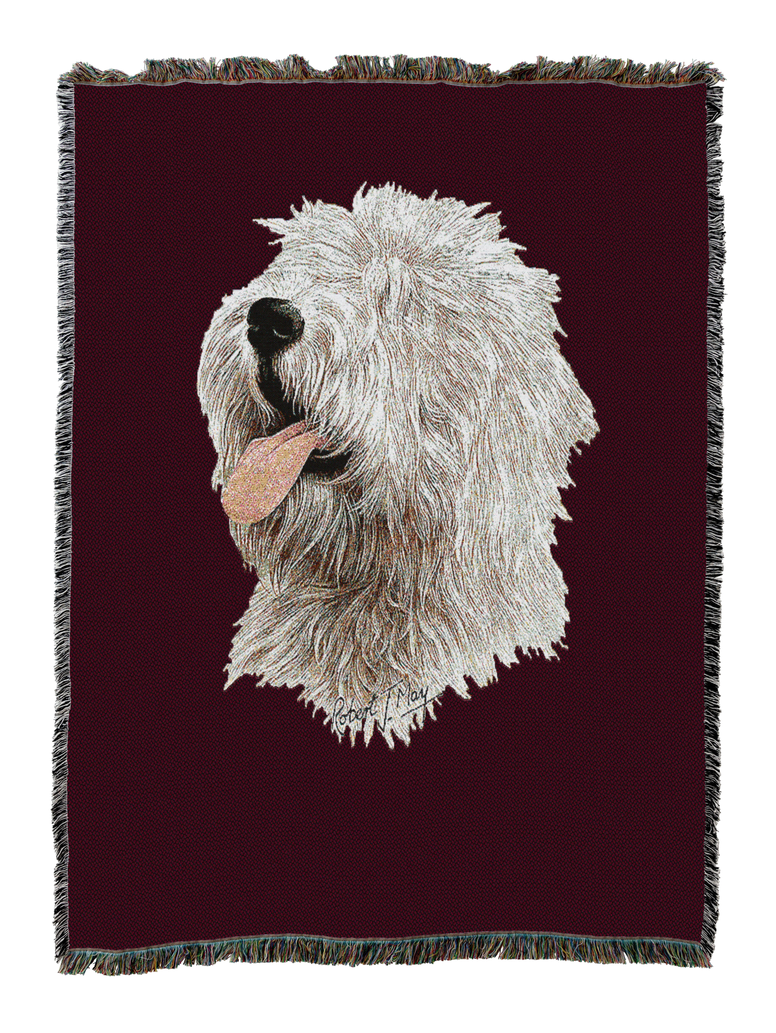 Old English Sheepdog 2 Blanket