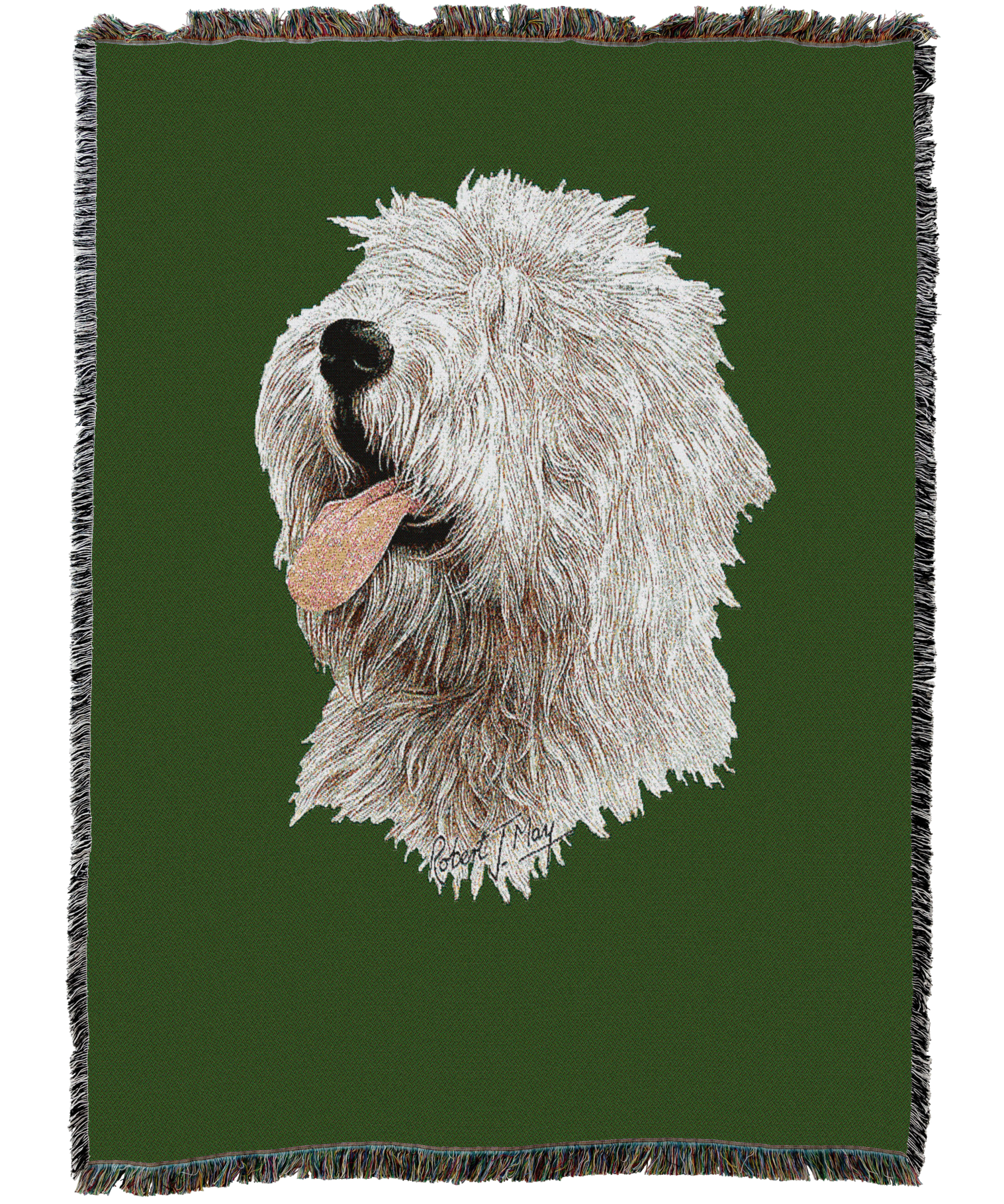 Old English Sheepdog 2 Blanket